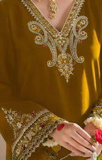 Embroidered Kurta With Bottom And Dupatta 🌙