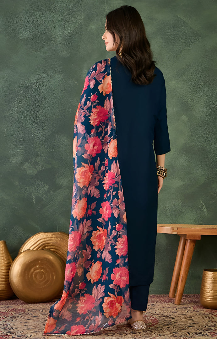 Elite Silk Kurta With Dupatta ✨👑