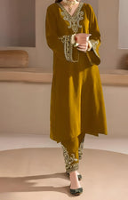 Embroidered Kurta With Bottom And Dupatta 🌙