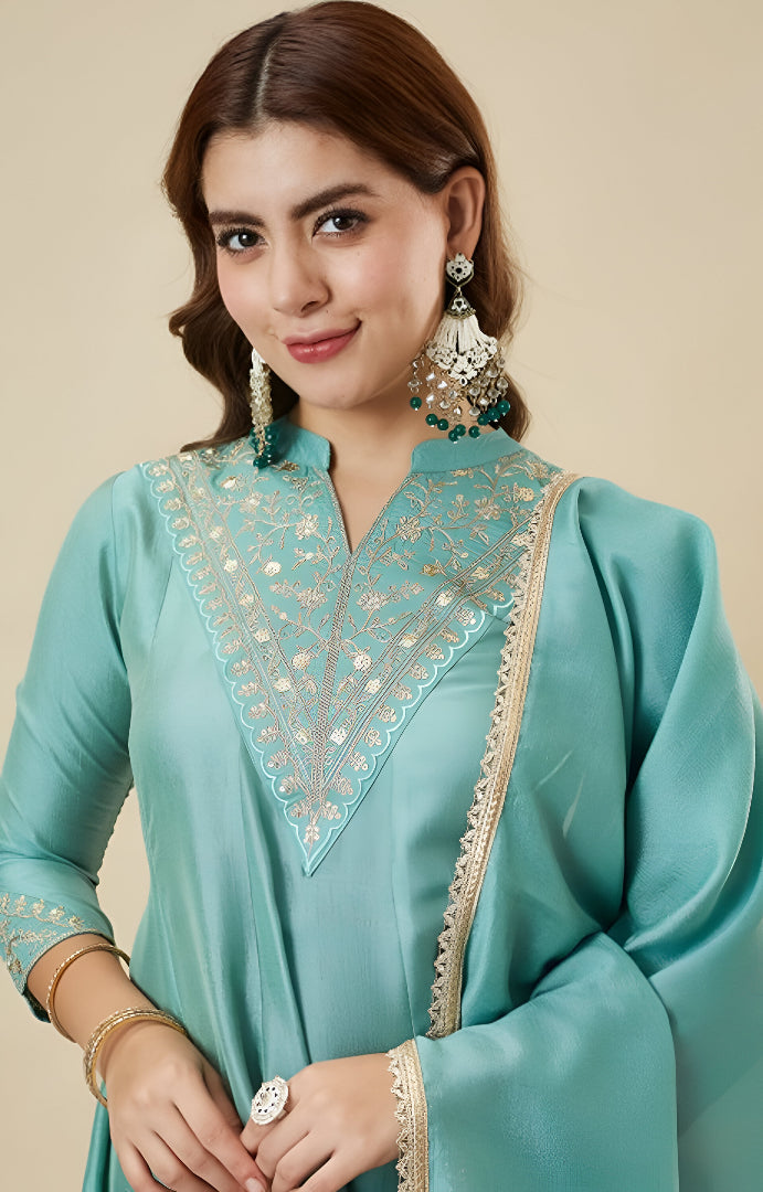 Ethnic Flair Palazzo Ensemble 🌸