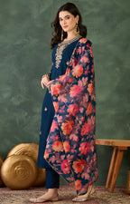 Elite Silk Kurta With Dupatta ✨👑