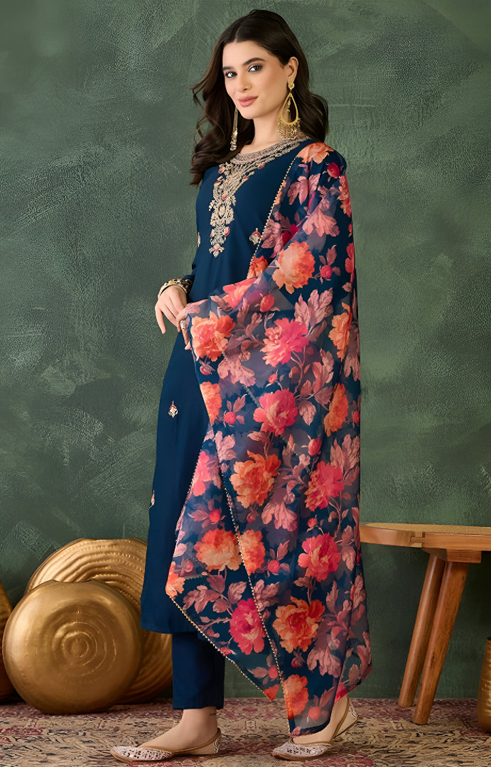 Elite Silk Kurta With Dupatta ✨👑