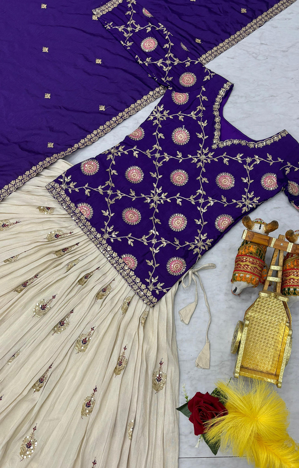 Heavy Embroidery Festival Lehenga Choli👗💌*