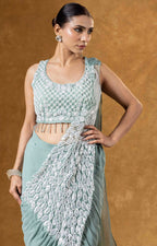 Superhit Ready-to-Wear Embroidered Saree