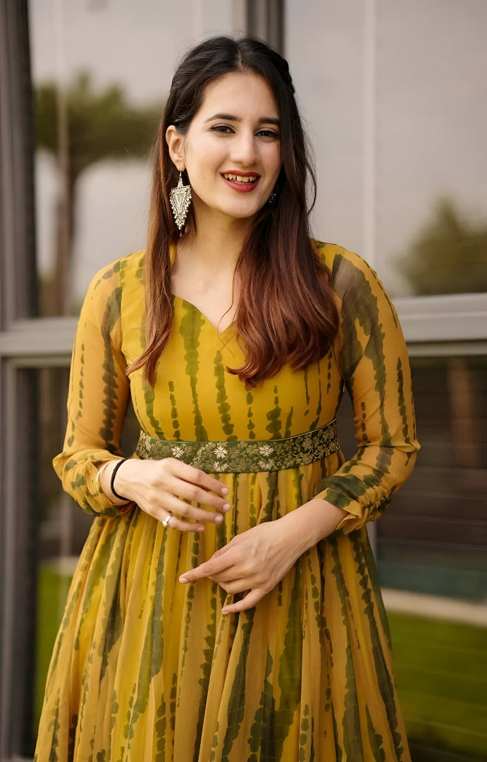 Knot Designer Party Wear Maxi Dress