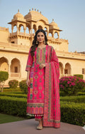 Pink Readymade Suit with Schiffli Mirror & Handwork – Perfect Festive Elegance ✨