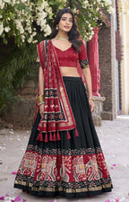 Royal Silk Lehenga w/ Designer Dupatta 💎