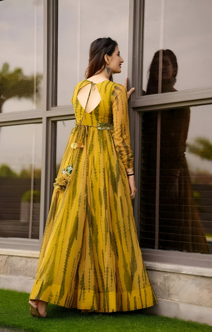 Knot Designer Party Wear Maxi Dress