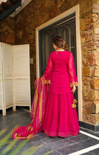 Heavy Faux Georgette Flair Palazzo & Dupatta Set 💖✨