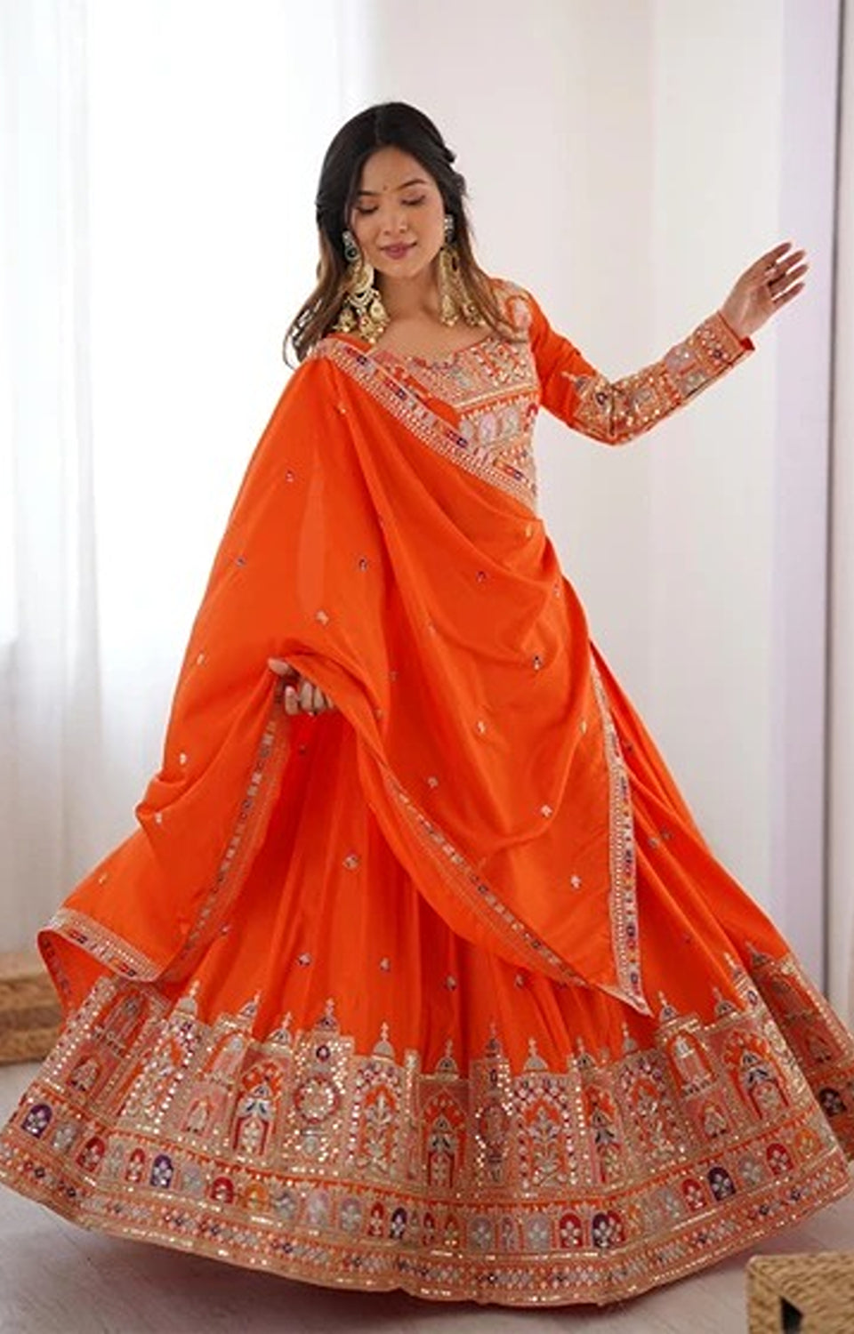 Sequin Glow Chinnon Lehenga 👗