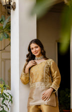 Banarasi Viscose Fabric with Beads Embroidery – Elegant 2-Piece Set ✨