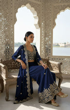 Newly Launched Premium INDOWESTERN PLAZO CHOLI SET