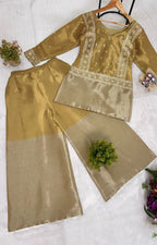 Banarasi Viscose Fabric with Beads Embroidery – Elegant 2-Piece Set ✨