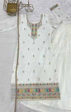 PURE SOFT CRUNCHY SILK FABRIC TOP, SHARARA WITH DUPATTA SET 🌟