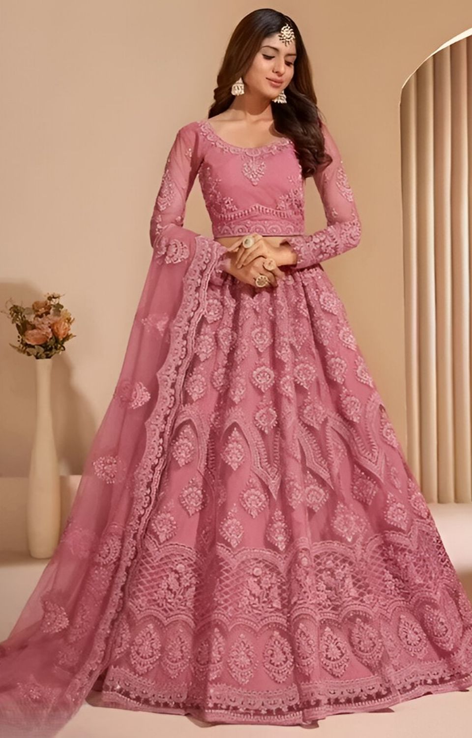 Thread Luxe Semi-Stitched Lehenga Set ✨